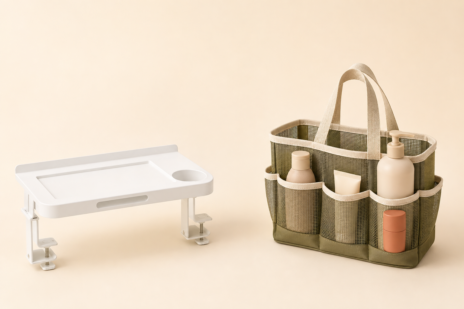 Clip-On Bedside Shelf
